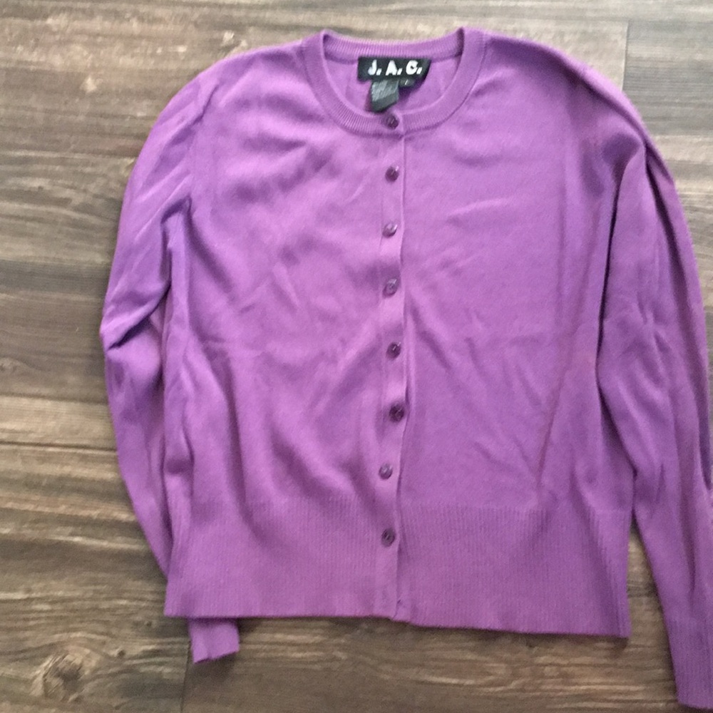 Ladies Button Down Sweater.